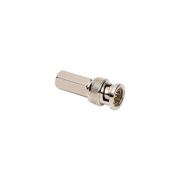 Allen Tel 75 Ohm BNC Male TwistOn Coaxial Connector, RG59 / RG62